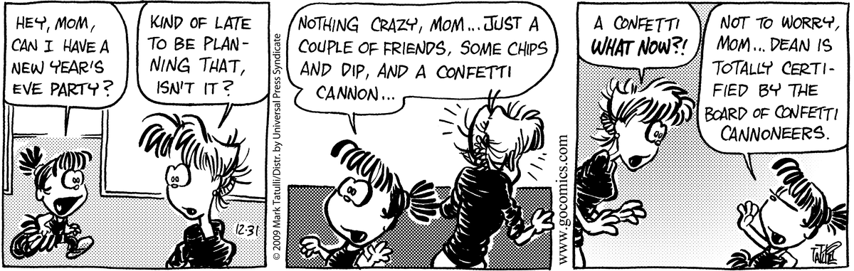 Heart of the City Comic Strip for December 31, 2009 