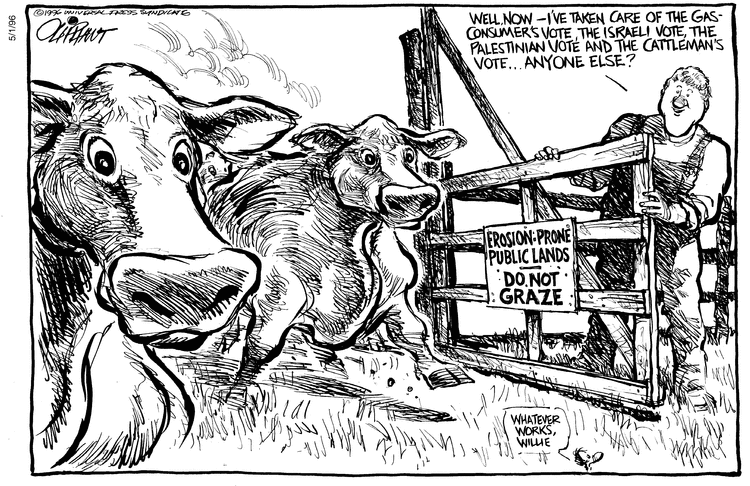 Pat Oliphant Comic Strip for May 01, 1996 