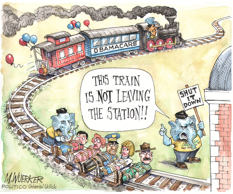 Matt Wuerker Comic Strip for October 08, 2013 