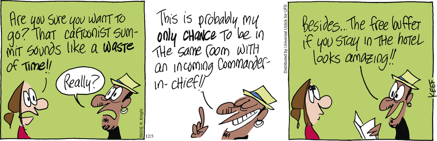 The Knight Life Comic Strip for December 05, 2016 