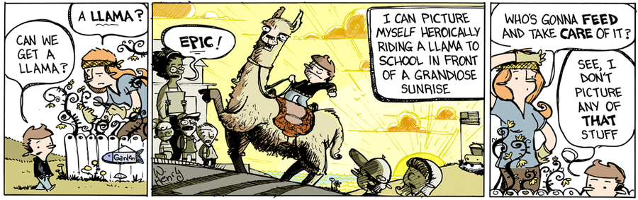 Wallace the Brave Comic Strip for March 30, 2016 