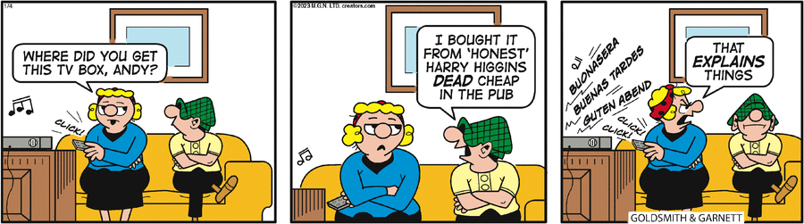 Andy Capp Comic Strip for January 04, 2023 