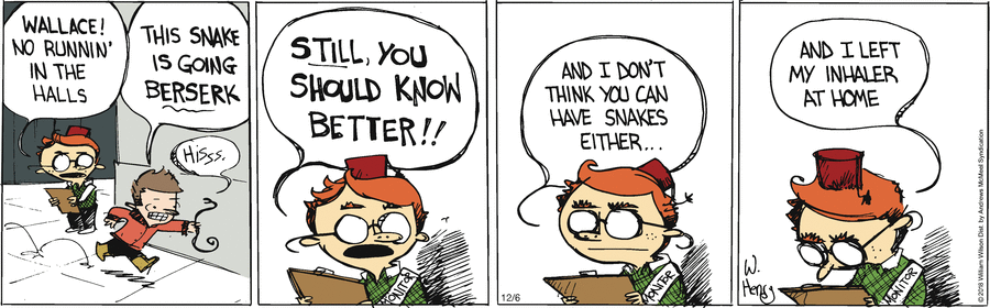 Wallace the Brave Comic Strip for December 06, 2018 