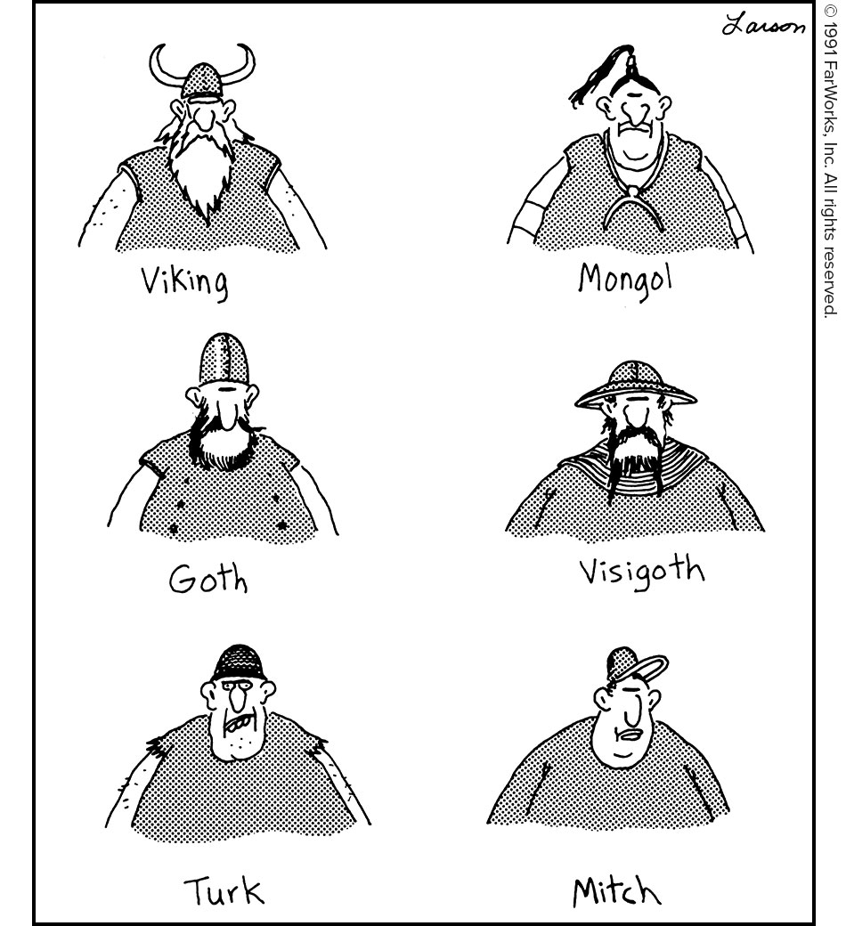 Viking / Mongol / Goth / Visigoth / Turk / Mitch