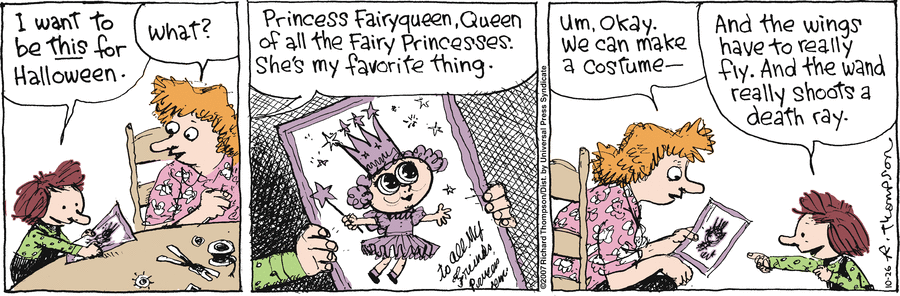 Cul de Sac Comic Strip for October 26, 2007 