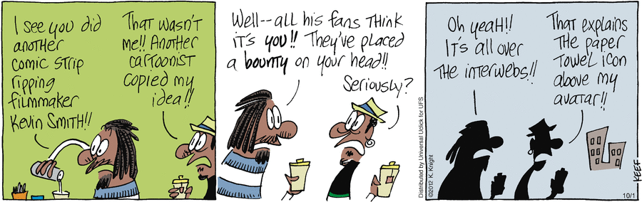 The Knight Life Comic Strip for October 01, 2012 