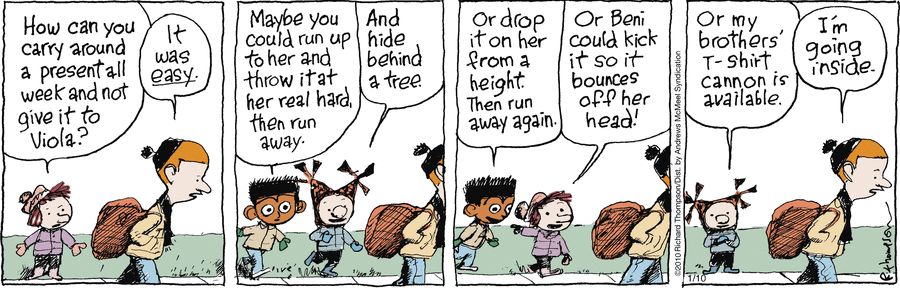 Cul de Sac Comic Strip for January 10, 2025 