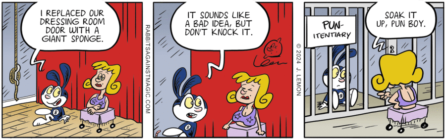 Rabbits Against Magic Comic Strip for May 02, 2024 