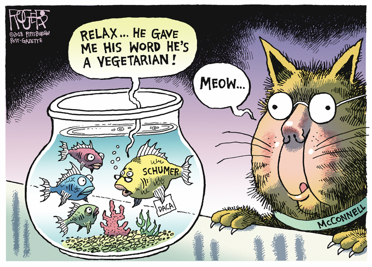 Rob Rogers Comic Strip for January 26, 2018 