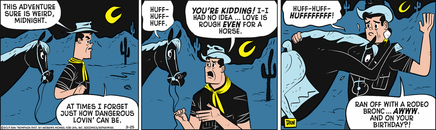 Rip Haywire Comic Strip for March 25, 2017 