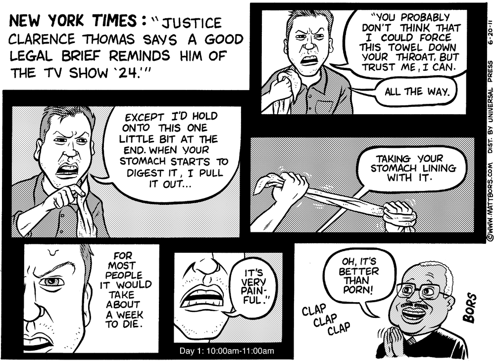 Matt Bors Comic Strip for June 20, 2011 