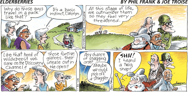 The Elderberries Comic Strip for January 30, 2005 
