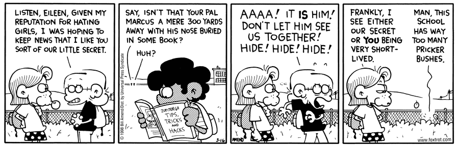 FoxTrot Classics Comic Strip for March 16, 2009 