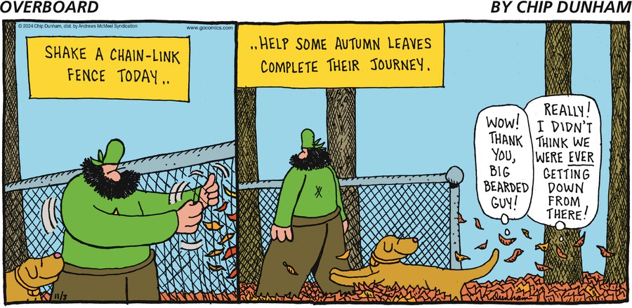 Overboard Comic Strip for November 03, 2024 