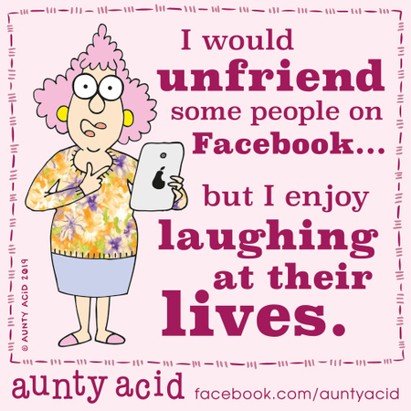 Aunty Acid Comic Strip for October 14, 2019 