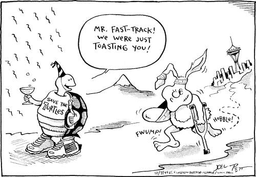 Joel Pett Comic Strip for December 07, 1999 