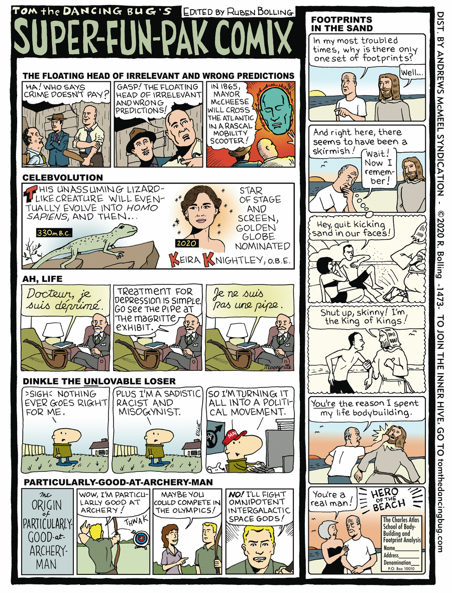 Tom the Dancing Bug Comic Strip for February 07, 2020 