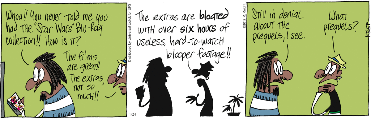The Knight Life Comic Strip for January 24, 2012 