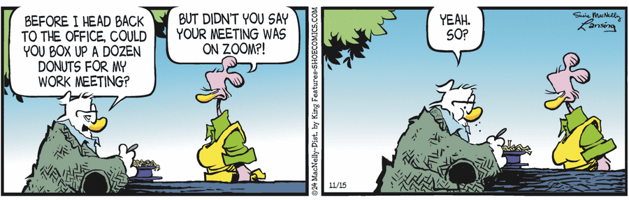 Shoe Comic Strip for November 15, 2024 