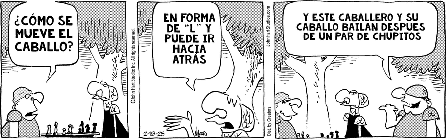 The Wizard of Id - Spanish Comic Strip for February 19, 2025 