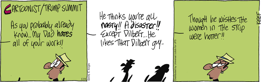The Knight Life Comic Strip for December 08, 2016 
