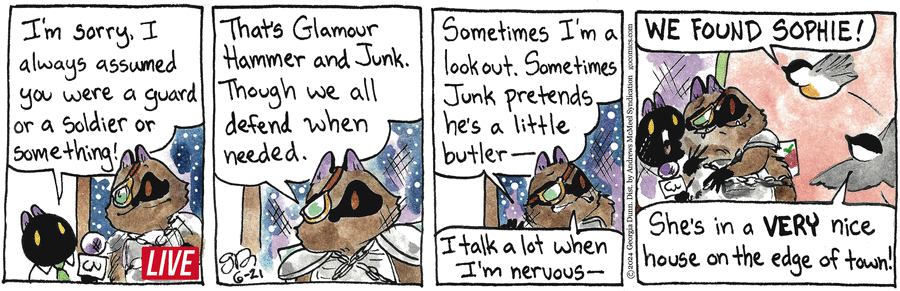Breaking Cat News Comic Strip for June 21, 2024 