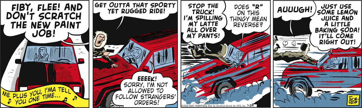 Rip Haywire Comic Strip for January 24, 2012 