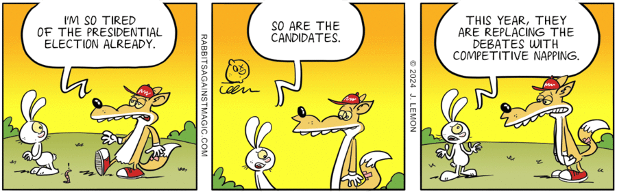 Rabbits Against Magic Comic Strip for May 03, 2024 