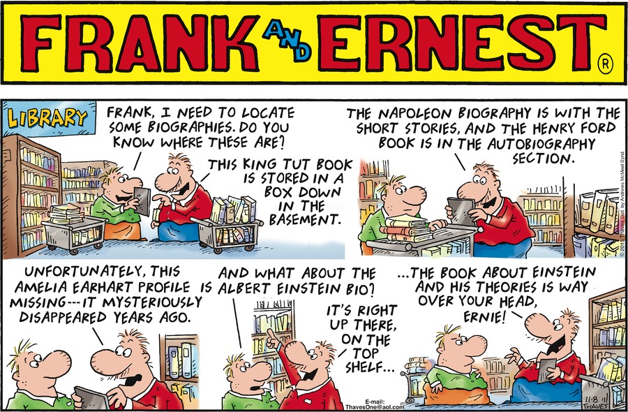 Frank and Ernest Comic Strip for November 08, 2020 