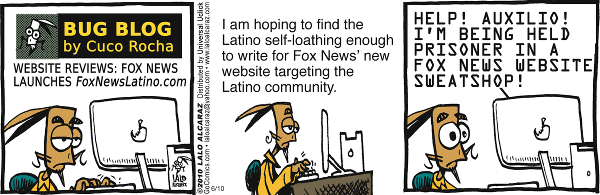 La Cucaracha Comic Strip for June 10, 2010 