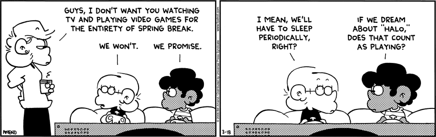 FoxTrot Comic Strip for March 18, 2006 