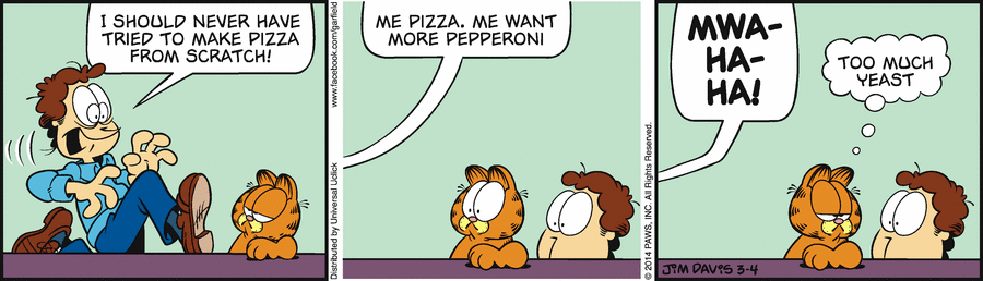 Garfield Comic Strip for March 04, 2014 