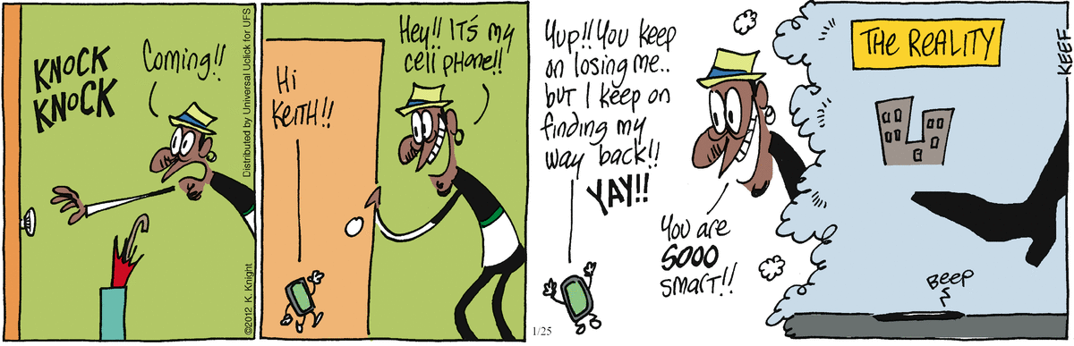 The Knight Life Comic Strip for January 25, 2012 