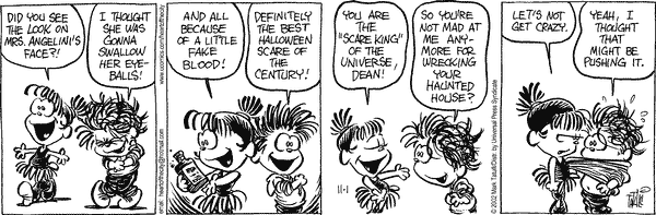 Heart of the City Comic Strip for November 01, 2002 