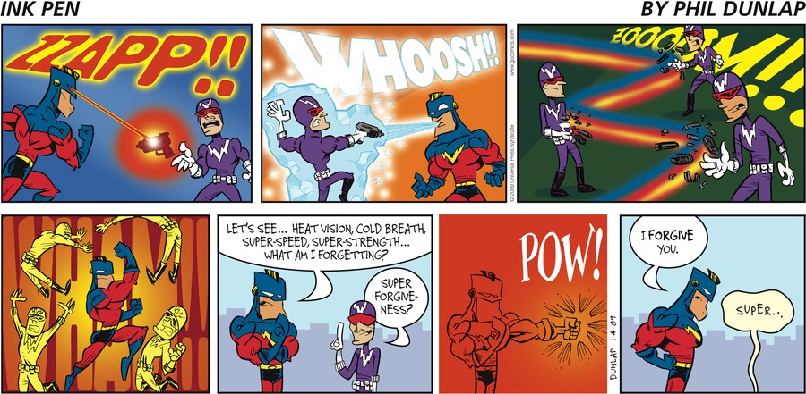 Ink Pen Comic Strip for January 04, 2009 
