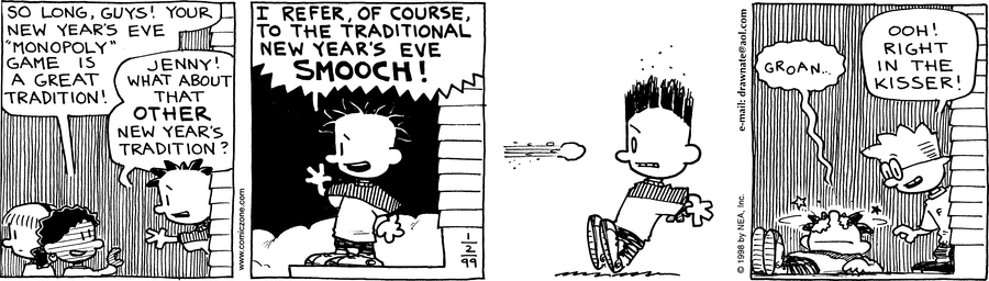 Big Nate Comic Strip for January 02, 1999 