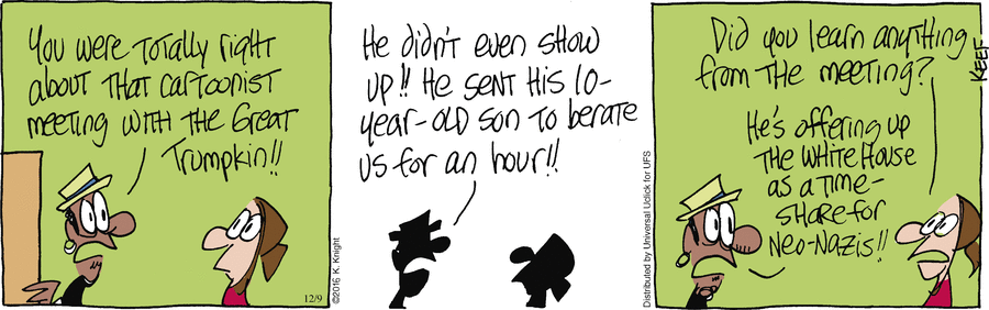 The Knight Life Comic Strip for December 09, 2016 
