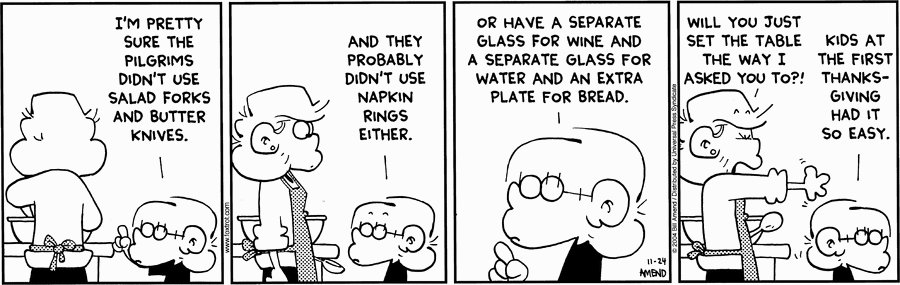 FoxTrot Comic Strip for November 24, 2004 