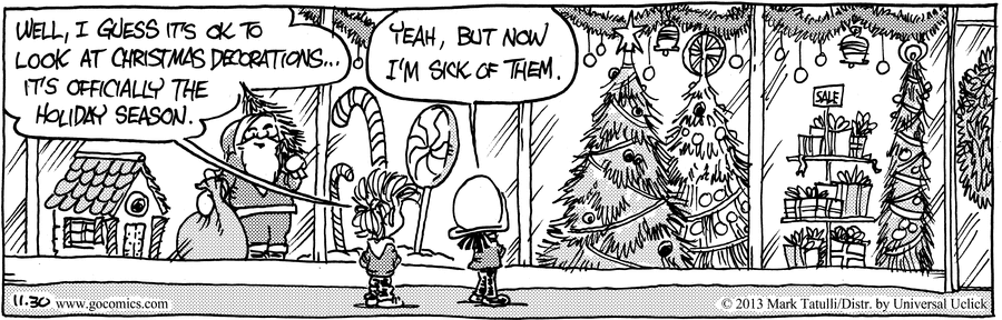 Heart of the City Comic Strip for November 30, 2013 