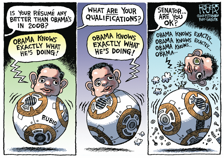 Rob Rogers Comic Strip for February 09, 2016 