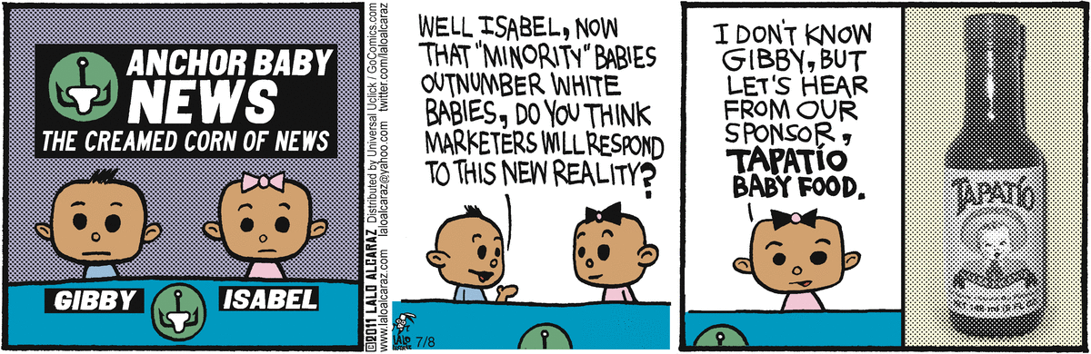 La Cucaracha Comic Strip for July 08, 2011 