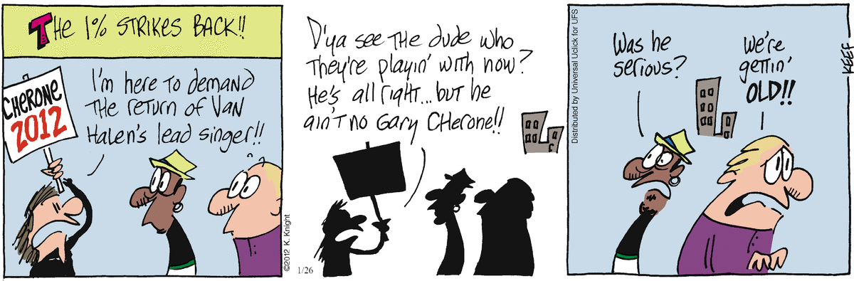 The Knight Life Comic Strip for January 26, 2012 