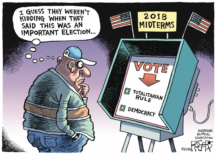 Rob Rogers Comic Strip for November 06, 2018 