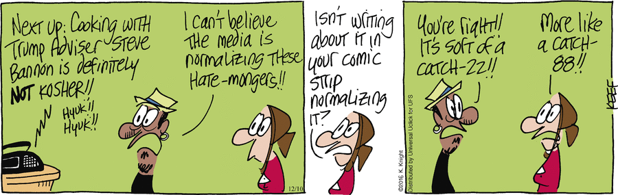 The Knight Life Comic Strip for December 10, 2016 