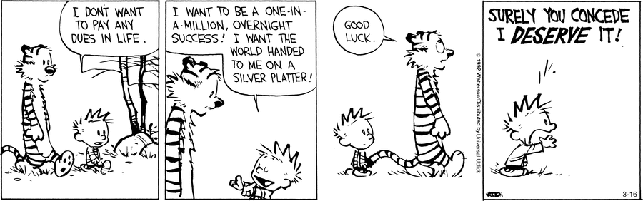 Calvin and Hobbes Comic Strip for March 16, 2012 