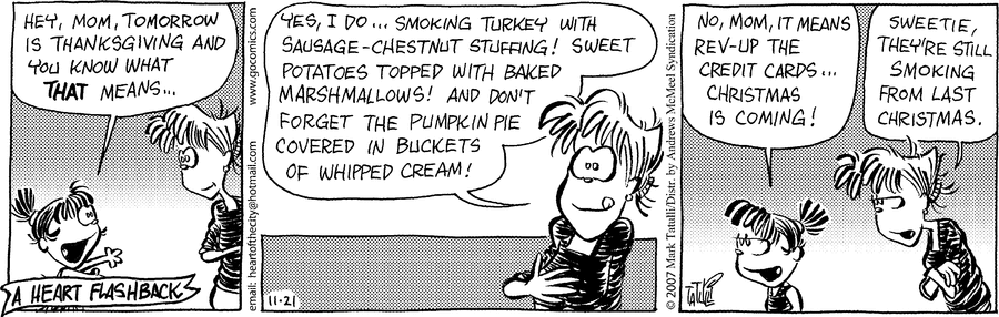 Heart of the City Comic Strip for November 21, 2018 