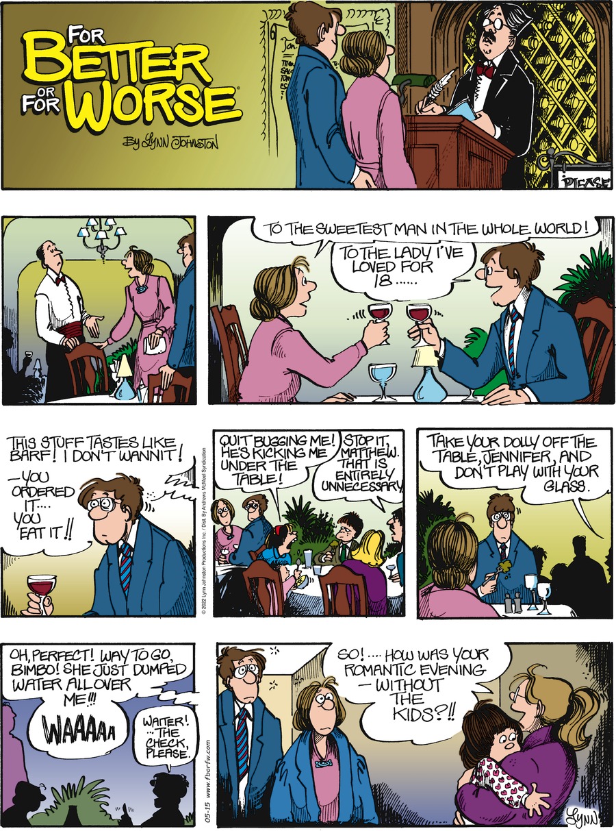 For Better or For Worse Comic Strip for May 15, 2022 
