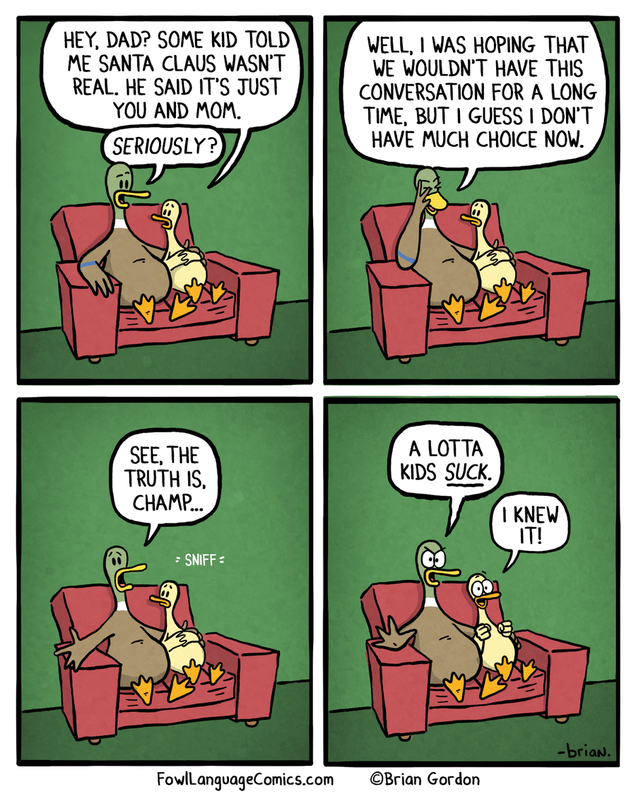 Fowl Language Comic Strip for December 19, 2015 