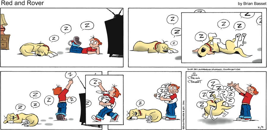 Red and Rover Comic Strip for February 09, 2025 