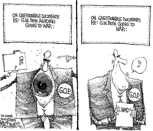 Matt Davies Comic Strip for September 17, 2004 